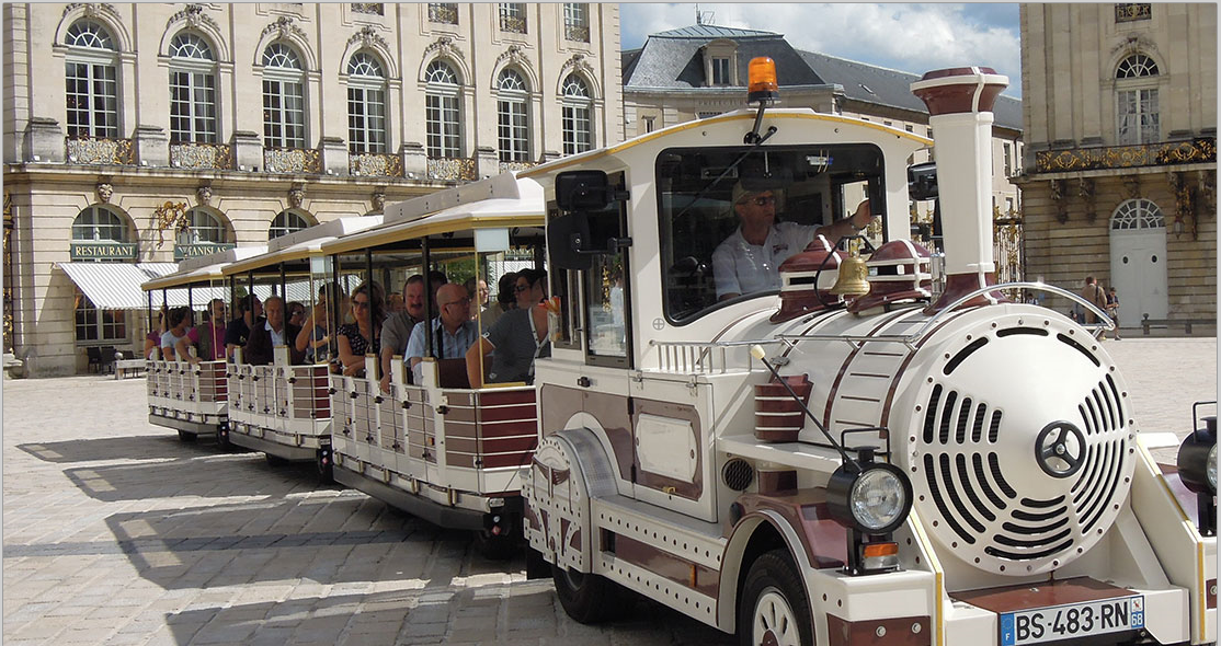 Le petit train touristique de Nancy